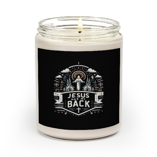 Jesus Has My Back 28 Scented Candles