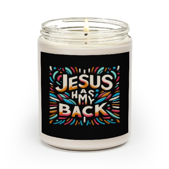 Jesus Has My Back 29 Scented Candles