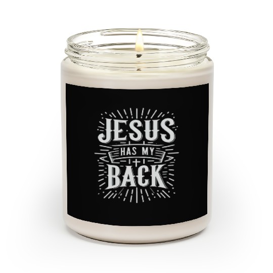 Jesus Has My Back 31 Scented Candles