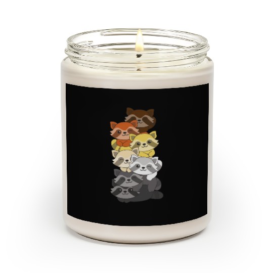 Bear Brotherhood Flag Pride Lgbtq Cute Raccoon Scented Candles