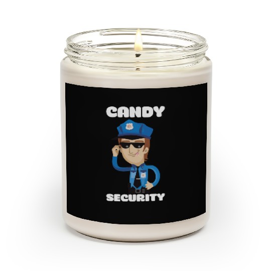 Candy Security Kids Parents Matching Birthday Scented Candles