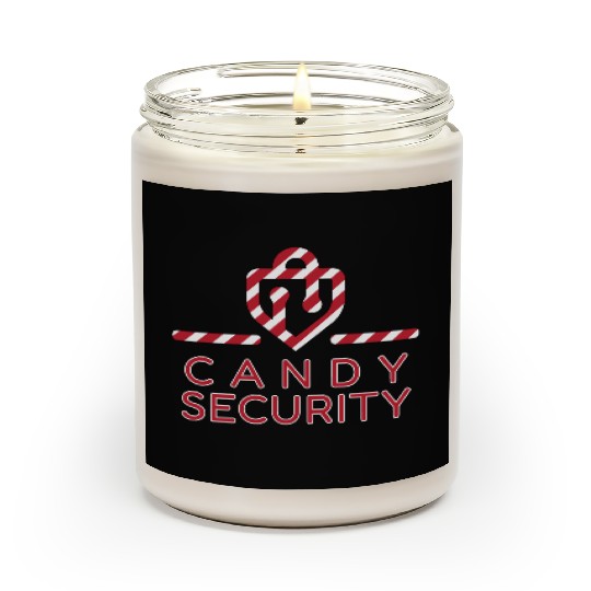 Candy Security Kids Parents Matching Birthday Scented Candles