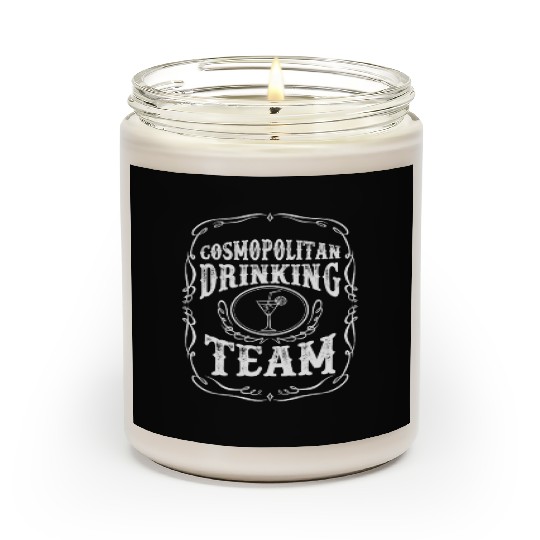Cosmopolitan Drinking Team Cocktail Drinks Funny Scented Candles