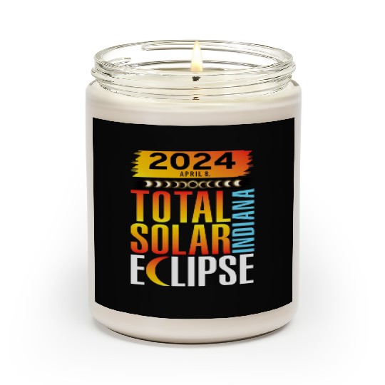 2024 April 8 Total Solar Eclipse INDIANA Scented Candles
