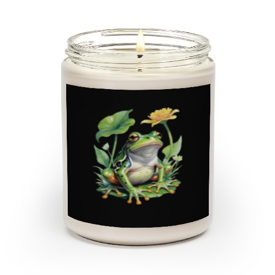 Green Frog Scented Candles