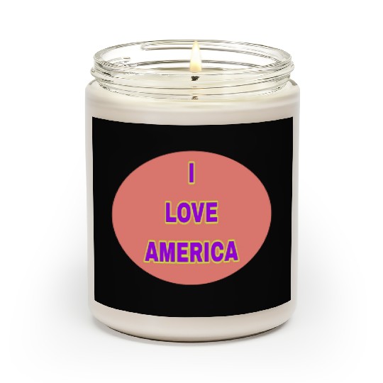 I LOVE AMERICA SUPER QUALITY Scented Candles