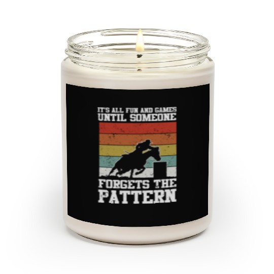 Fun And Games Funny Barrel Racing Scented Candles