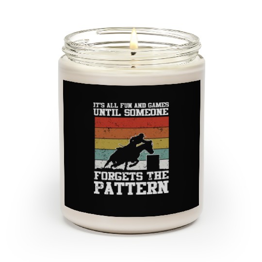 Fun And Games Funny Barrel Racing Scented Candles