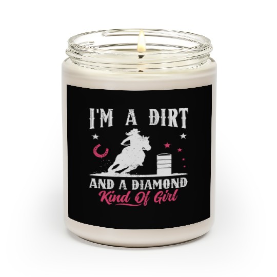 Horse Barrel Racing Girl Barrel Racer Scented Candles