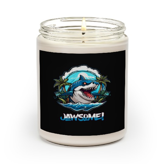 Awesome Jawsome Shark Island Scented Candles