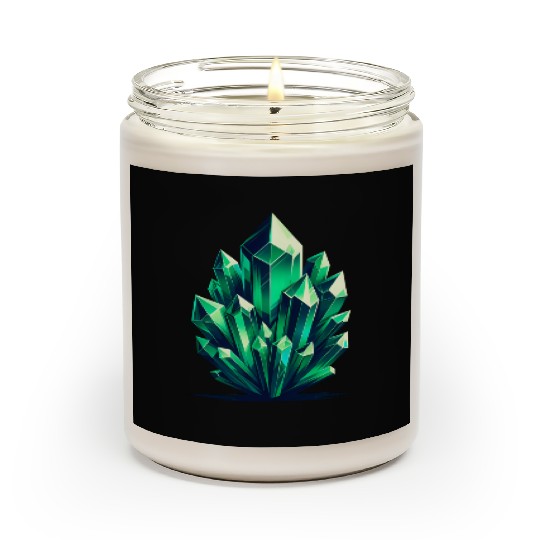 Emerald Crystal Fragments Scented Candles