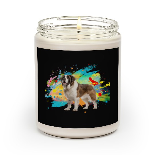 Saint Barnard Dog Lover, Dog Mom, Dog Dad Scented Candles