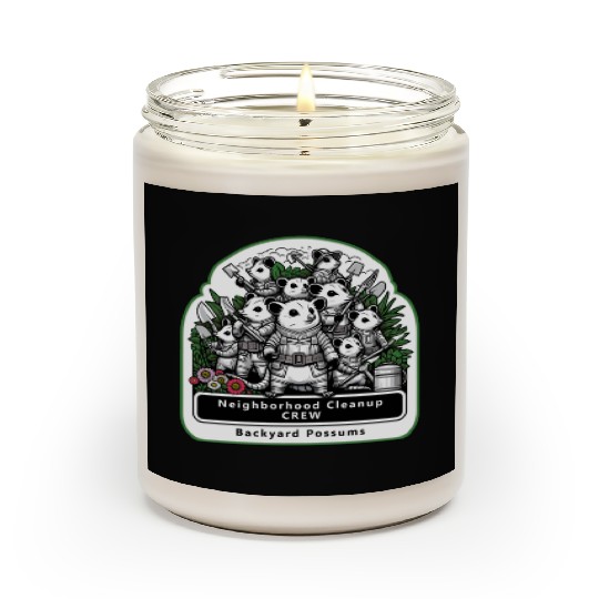 Backyard Possums Cleanup Crew Eco Warriors Scented Candles