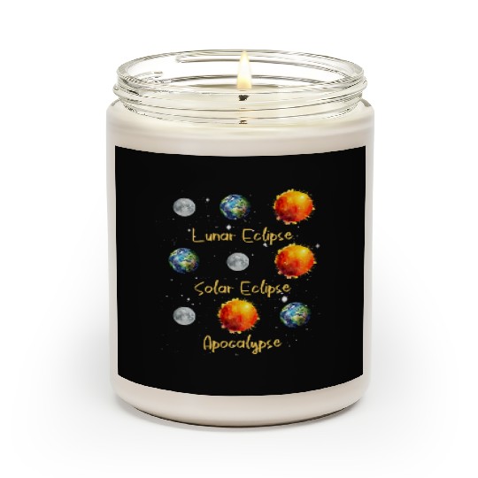 Lunar Eclipse Solar Eclipse and Apocalypse Scented Candles