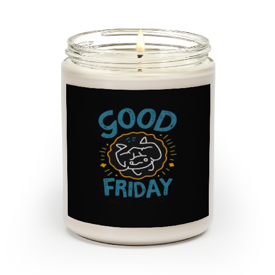 Good Friday Brings peaceful World. Scented Candles