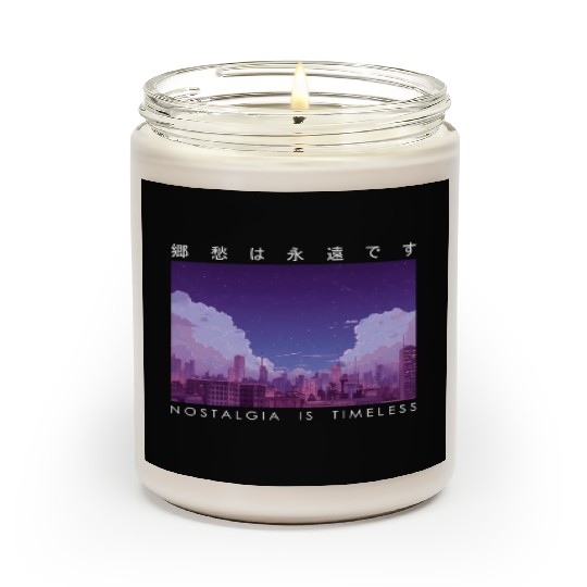 Nostalgia Is Timeless Retro Japanese Vintage Stree Scented Candles