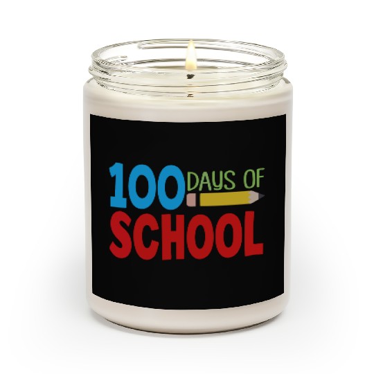 100 Days of School Scented Candles