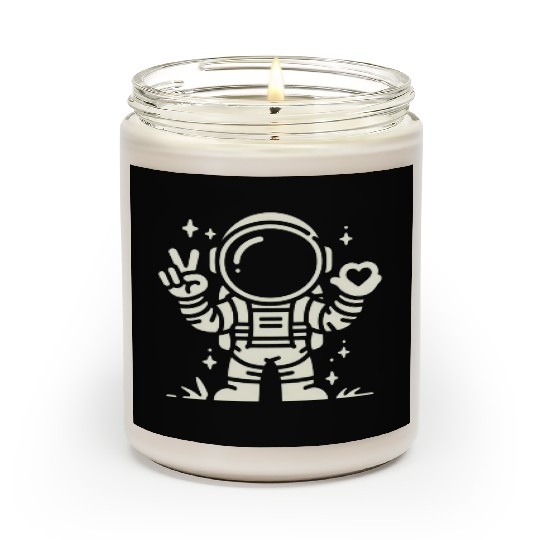 White Astronaut is sending love (Dark Recommend) Scented Candles