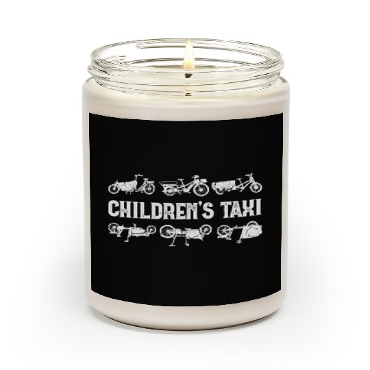 Childrens Taxi Cargo Bicycle Cargobike Scented Candles