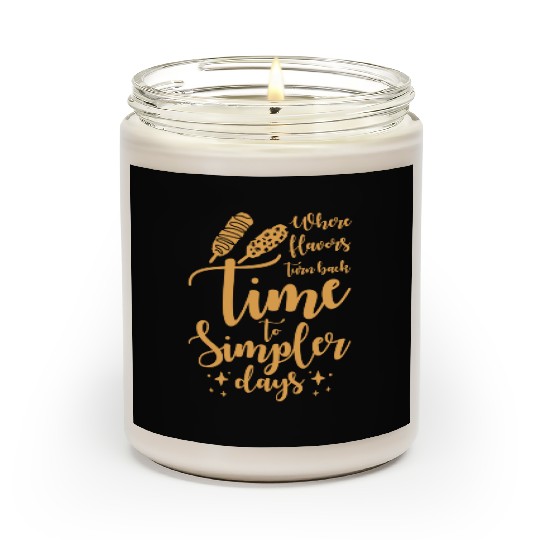 Time to Simpler Days Corn Dog Nostalgia Scented Candles