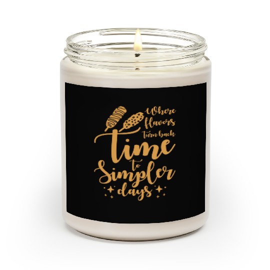 Time to Simpler Days Corn Dog Nostalgia Scented Candles