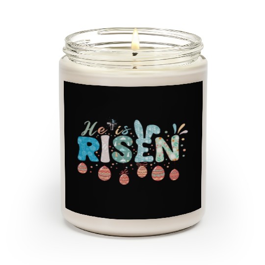 He Is Risen Easter Celebration Theme Scented Candles