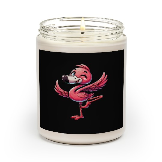 Flamingo Yoga Fitness Meditation Scented Candles