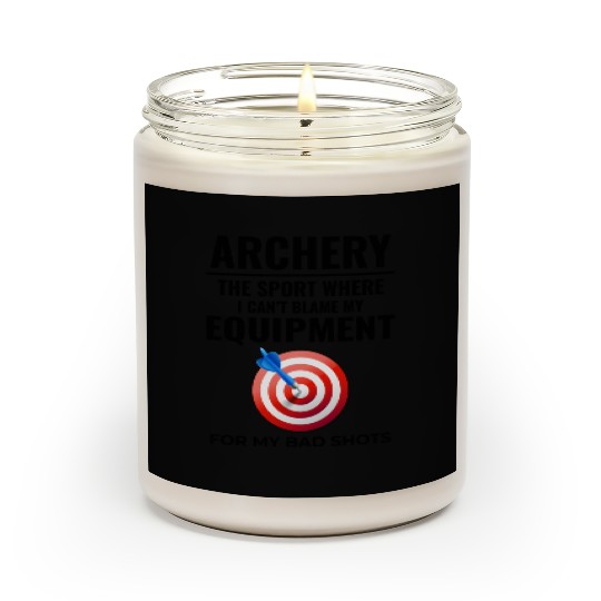Archery Targets Archer Bullseye Shooting Sport Scented Candles