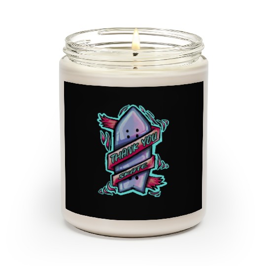 Thank you Skateboarding Scented Candles