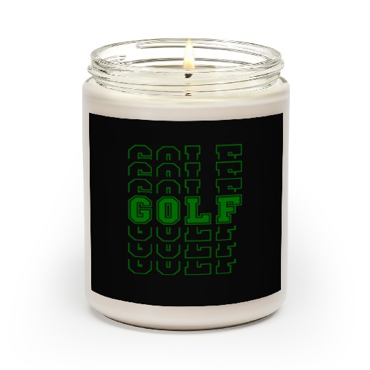 Golf Sport Multi Word Style Scented Candles