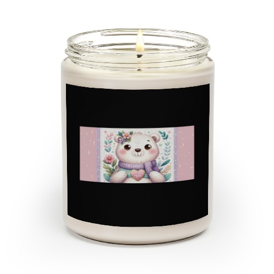 Cute Cuddly Bear: Happy Mother's Day Scented Candles