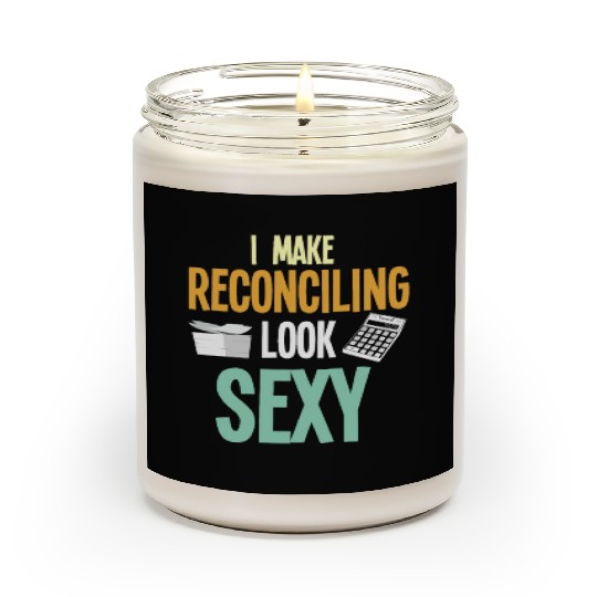 Sexy Spreadsheet Accountant Bookkeeper Scented Candles