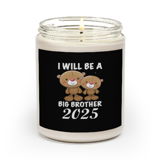 I'm Going To Be A Big Brother 2025 Teddy Bear Scented Candles