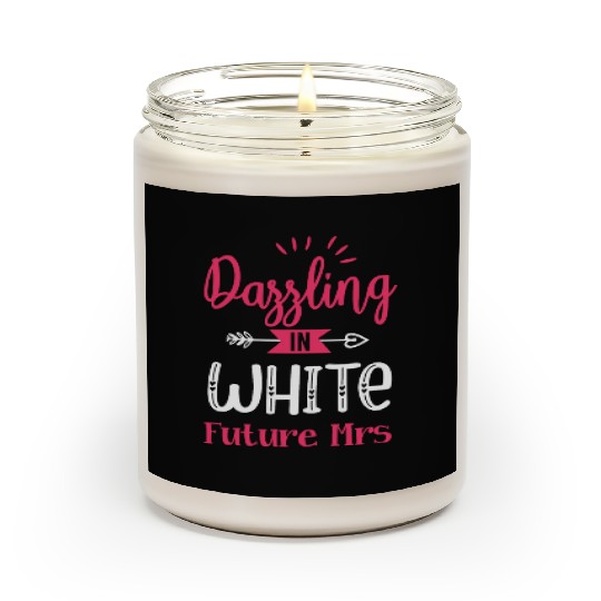Bridal Dazzling In White Scented Candles