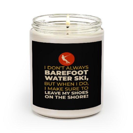 Barefoot Water Skiing Extreme Sports Barefooting Scented Candles