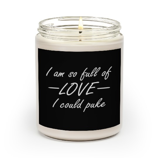 Valentine's Day Love Joke Scented Candles