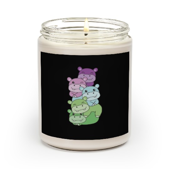 Toric Flag Pride Lgbtq Cute Hippo Scented Candles