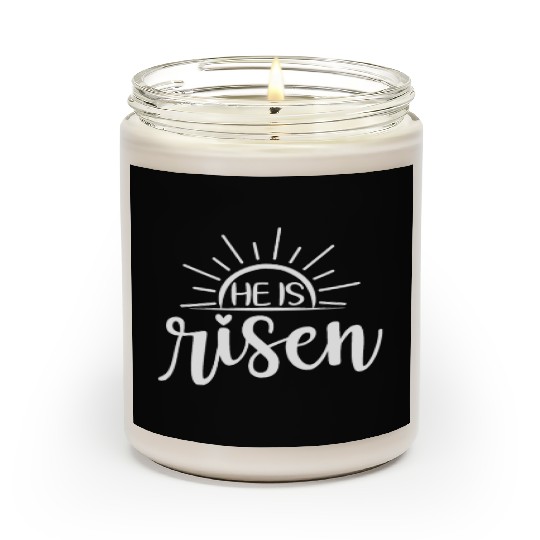 He Is Risen Sunrise Christian Easter Jesus Scented Candles