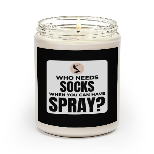 Barefoot Water Skiing Extreme Sports Barefooting Scented Candles