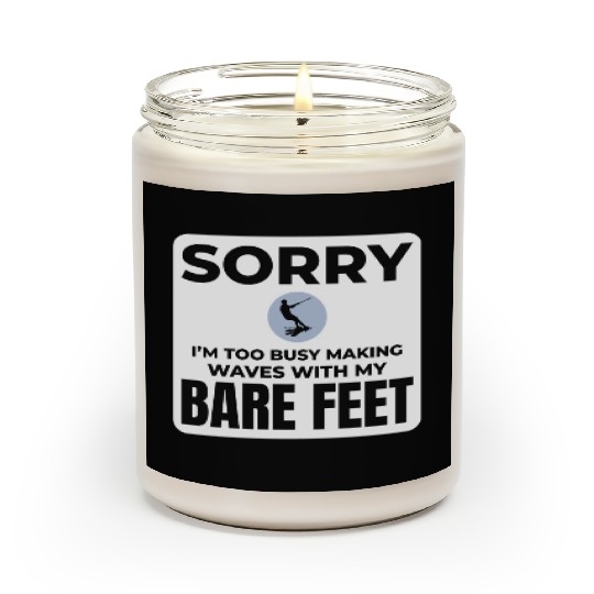 Barefoot Water Skiing Extreme Sports Barefooting Scented Candles