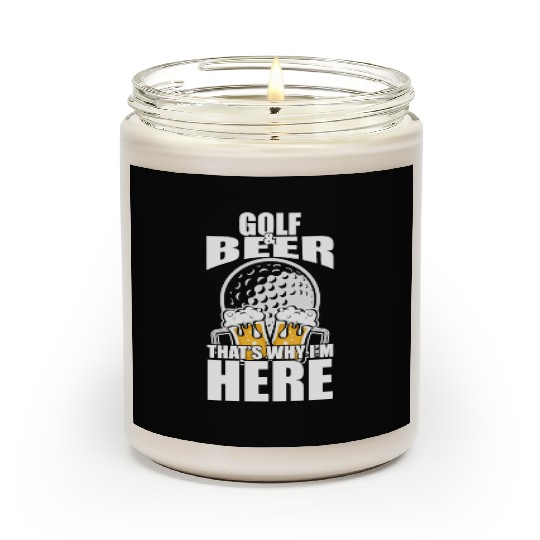 Funny Golf Beer Scented Candles Funny Picture