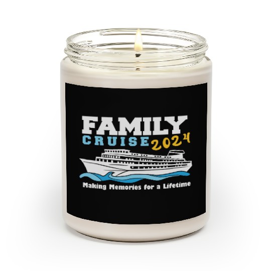Family Cruise 2024 Cruising Tour Voyage Matching Scented Candles