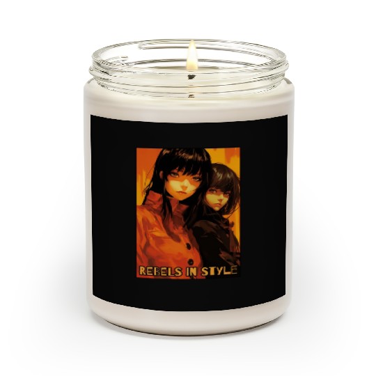 Rebels in Style: Anime Girls Scented Candles