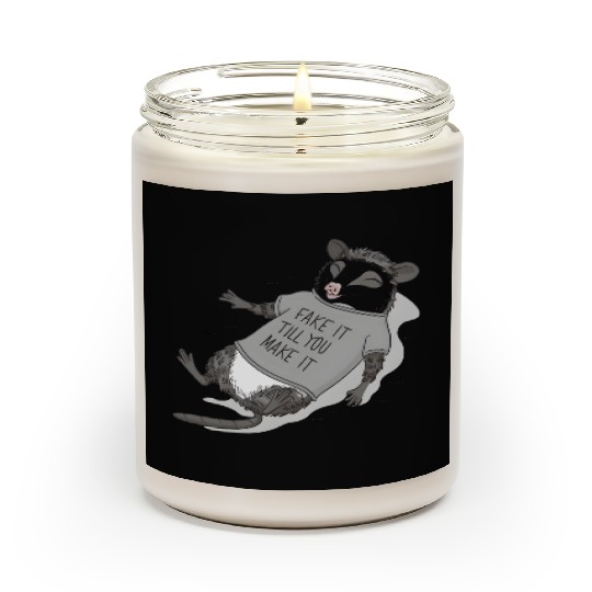Live Weird Fake Your Death - Funny Possum Scented Candles
