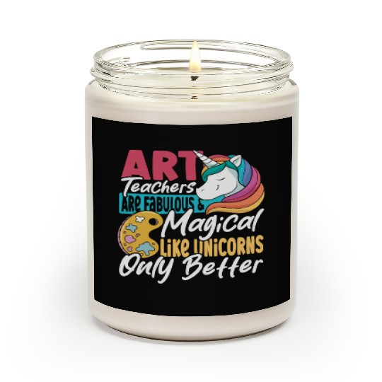 Art Teacher Sculpture Printmaking Back To School Scented Candles