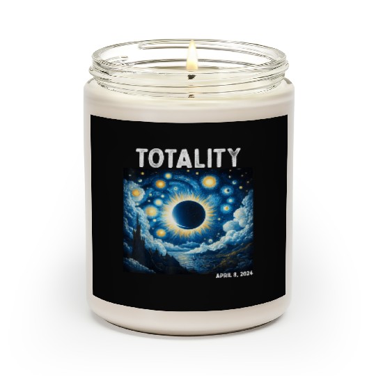 Solar Eclipse 2024 Totality April 8th Astronomy Scented Candles