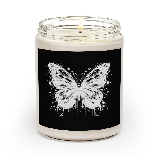 Pretty Tattoo Kids Style Butterfly Scented Candles