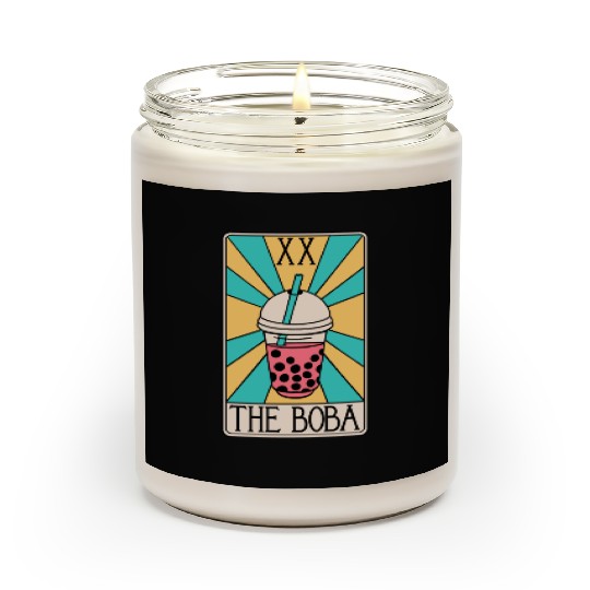 Boba Tarot Card - Bubble Tea Scented Candles