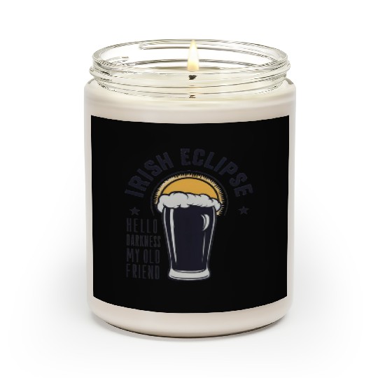 Irish Solar Eclipse - Hello Darkness My Old Friend Scented Candles