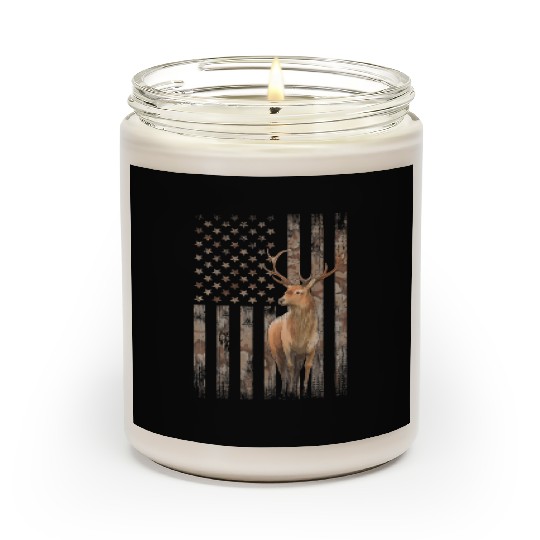 Deer Hunting Whitetails Hunter Dad Camouflage Scented Candles